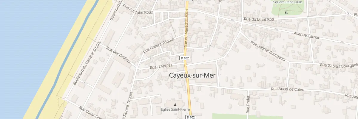 Plan du 177 Rue du Maréchal Foch à Cayeux-sur-Mer