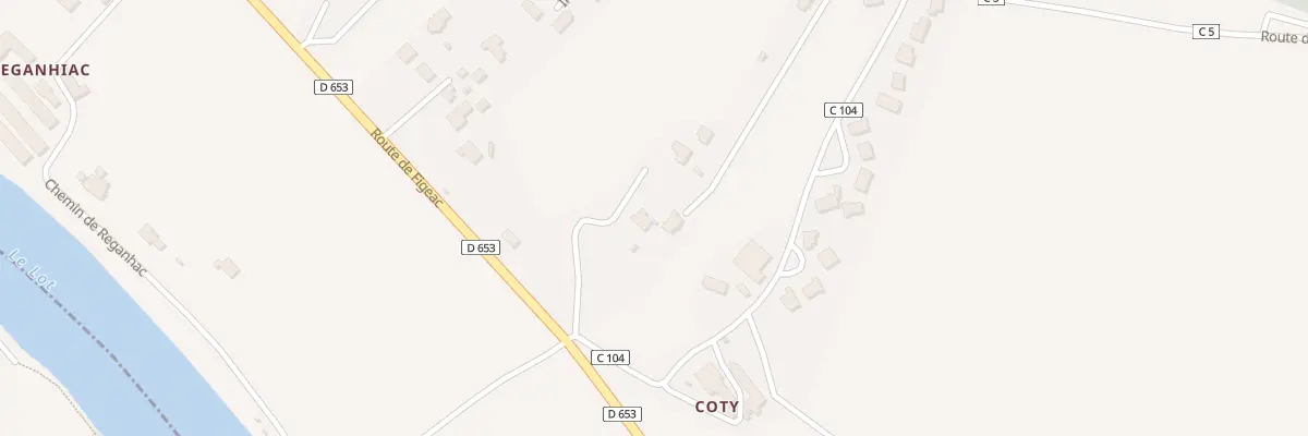 Plan du 707 Rte de Figeac à Lamagdelaine
