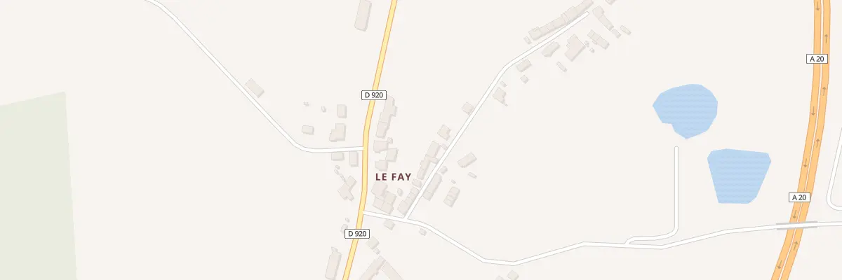 Plan du 5110 Le Fay à Parnac