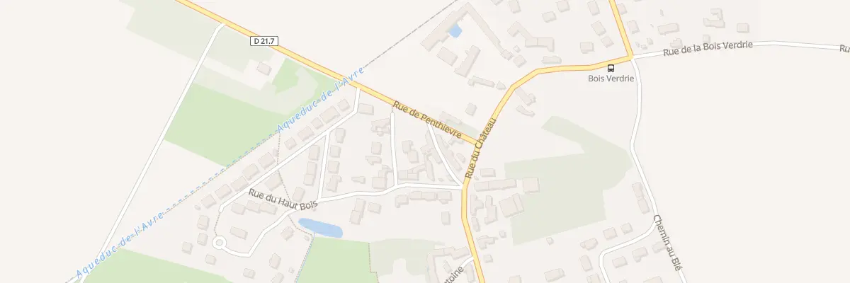 Plan du 1 Rue de la Forêt à Bû