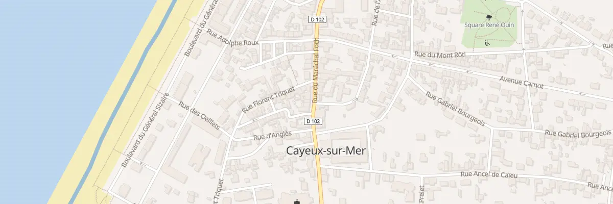 Plan du 181 Rue du Maréchal Foch à Cayeux-sur-Mer