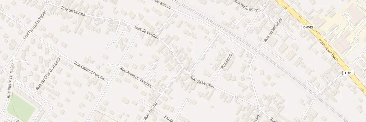 Plan du 46 Rue de Verdun à Vernon