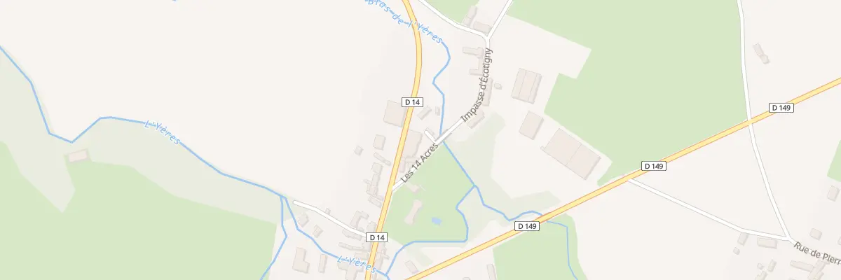 Plan du 10B Rte de la Vallee à Grandcourt