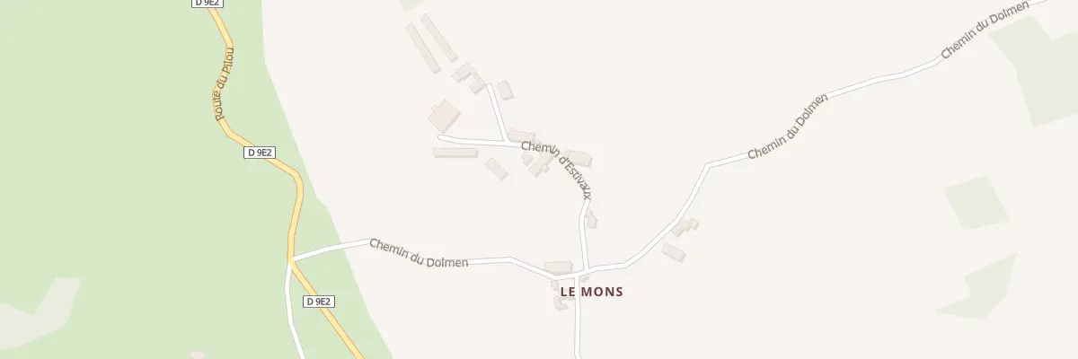 Plan du 5051 Le Mons à Estivaux