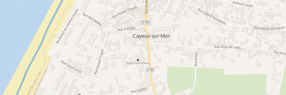 Plan du 163 Rue du Maréchal Foch à Cayeux-sur-Mer