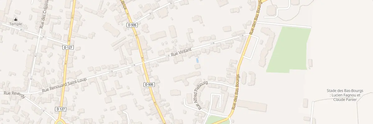 Plan du 21 Rue Vintant à Chartres