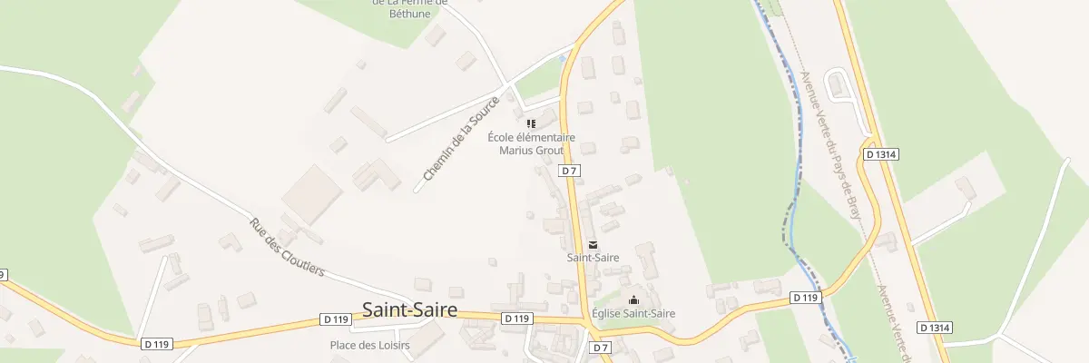 Plan du 135 Rue de la Gare à Saint-Saire