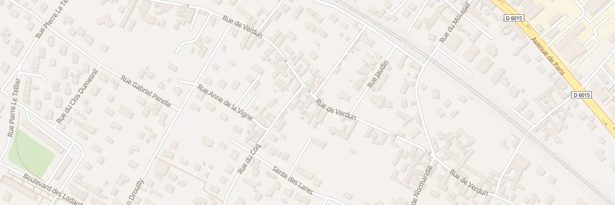 Plan du 65 Rue de Verdun à Vernon