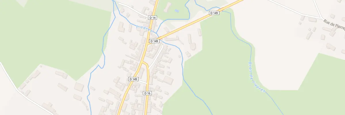 Plan du 5010 Le Bourg à Grandcourt