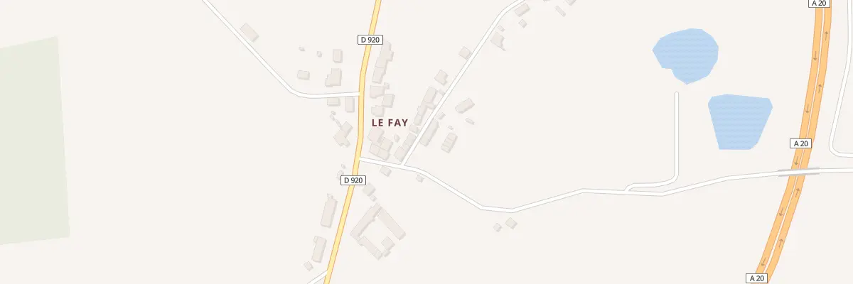 Plan du 5106 Le Fay à Parnac