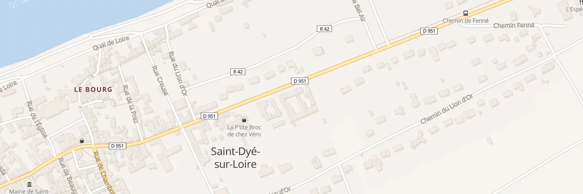 Plan du 13A Rue Nationale à Saint-Dyé-sur-Loire