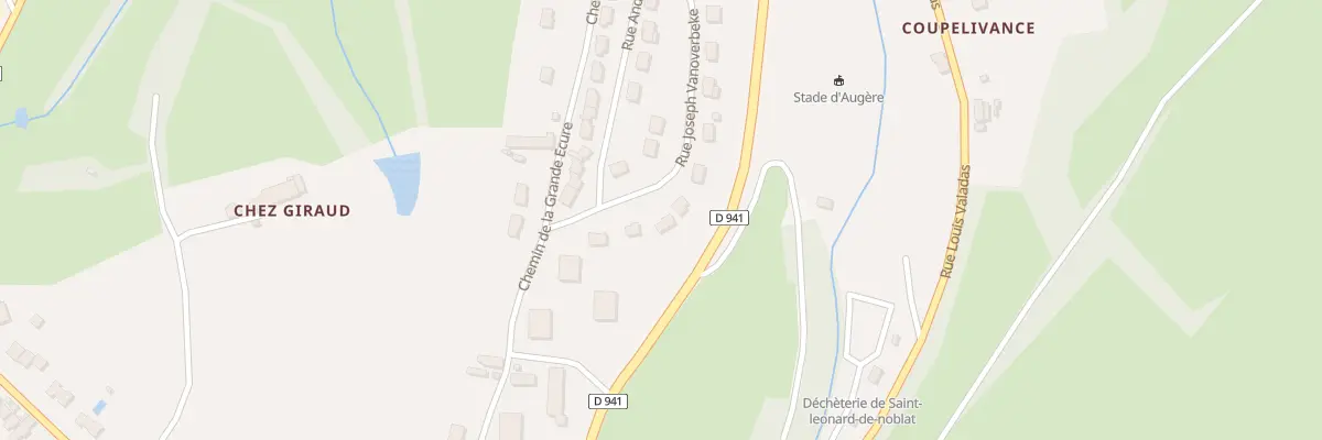 Plan du 6 Rue Joseph Vanoverbeke à Saint-Léonard-de-Noblat