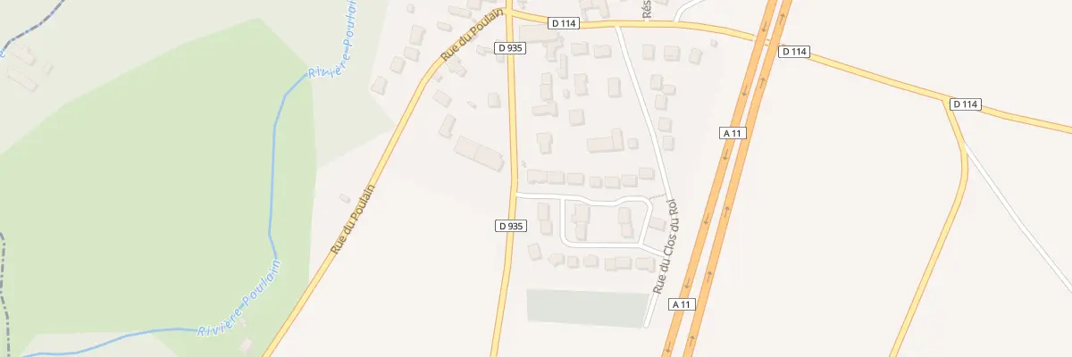 Plan du 2 Res du Clos de la Maladrerie à Morancez