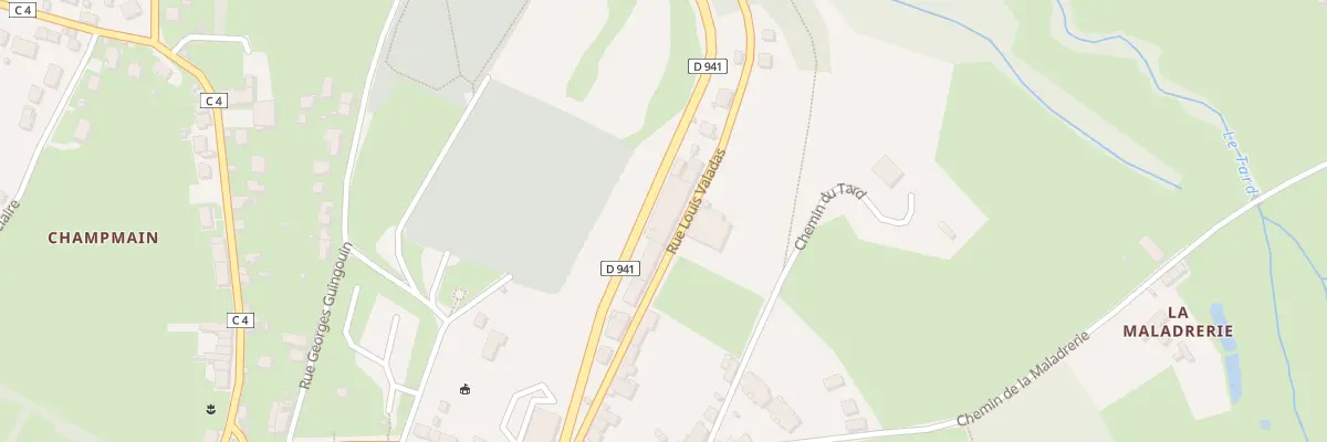 Plan du 14 Av de Clermont à Saint-Léonard-de-Noblat