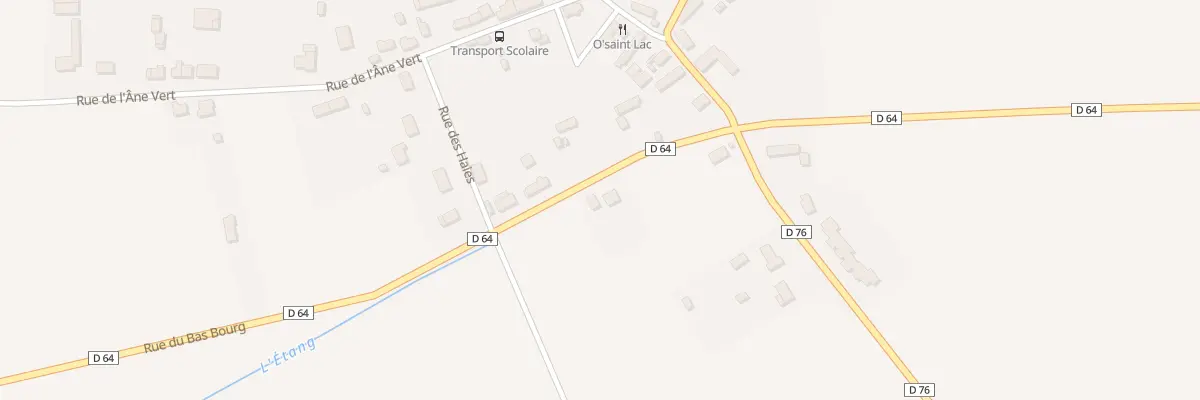 Plan du 7 Rue du Bas Bourg à Saint-Lactencin