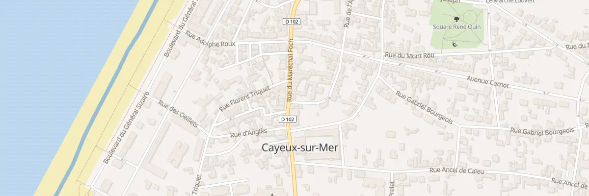 Plan du 148 Rue du Maréchal Foch à Cayeux-sur-Mer