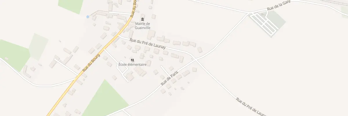 Plan du 12 Rue du Pré de Launay à Guainville