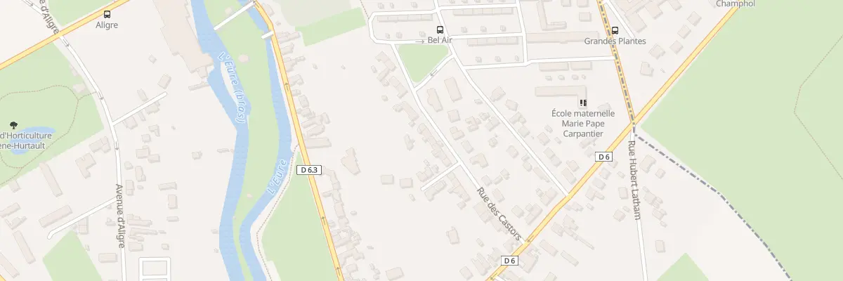 Plan du 25 Rue des Castors à Chartres