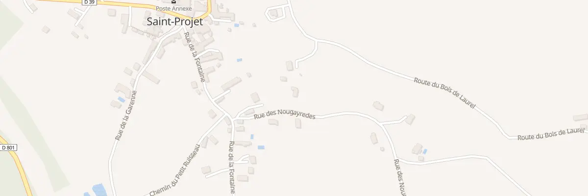 Plan du 3 Rue des Nougayredes à Saint-Projet