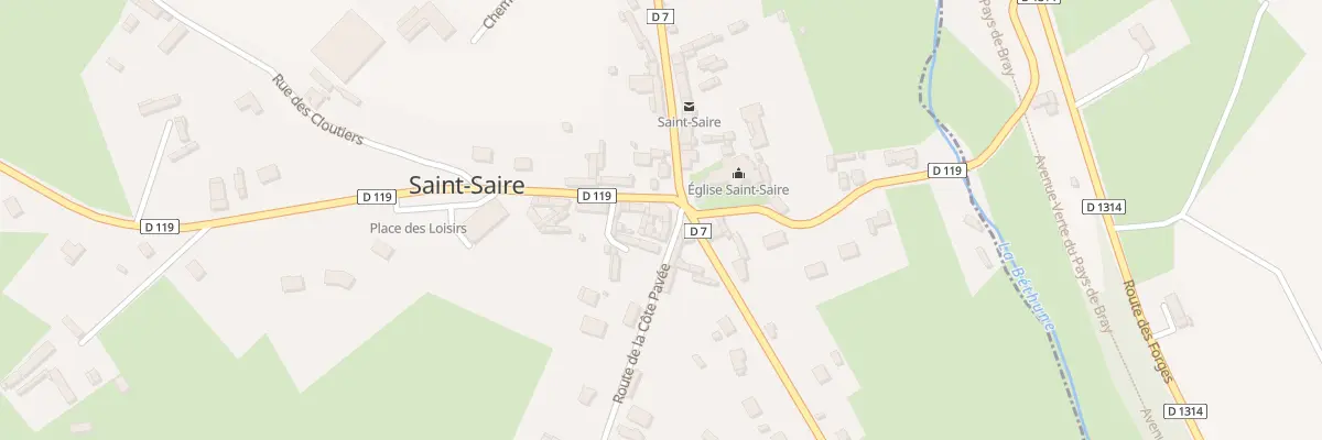 Plan du 1 Rte de la Croix des Mazis à Saint-Saire