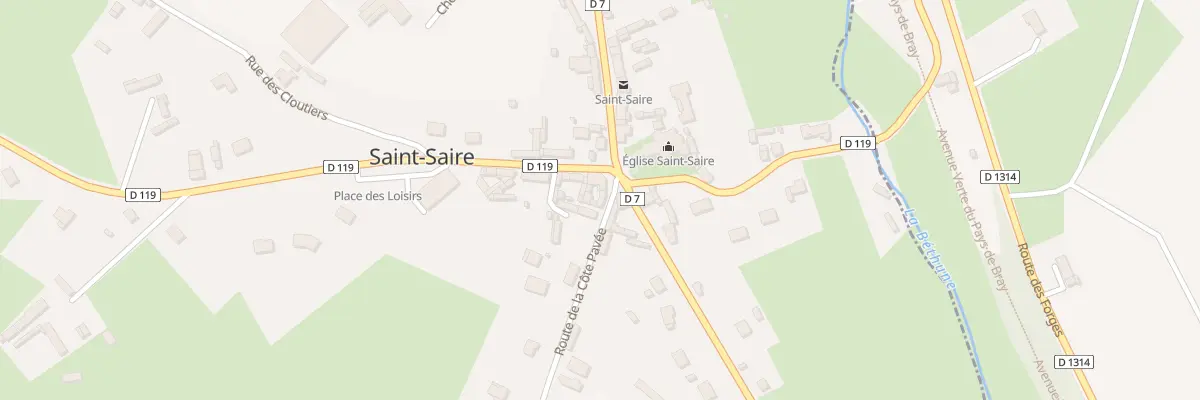 Plan du 10 Rte de la Côte Pavée à Saint-Saire