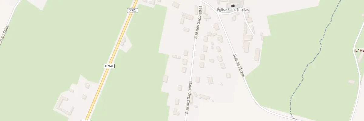 Plan du 6 Rue des Sapinettes à Ménonval
