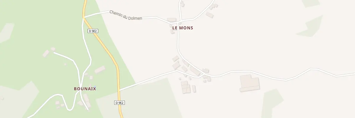 Plan du 5048 Le Mons à Estivaux