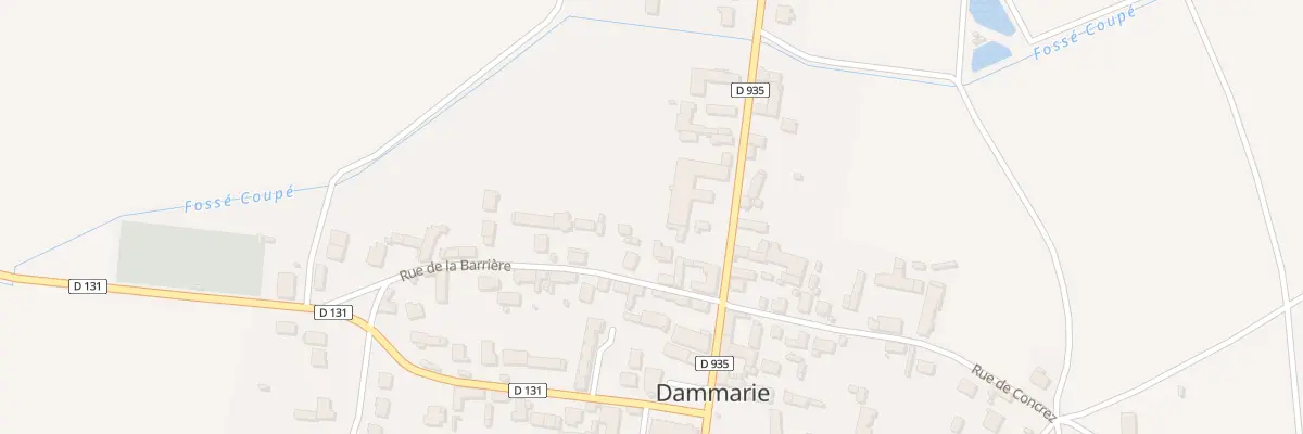 Plan du 2B Rue de la Barrière à Dammarie