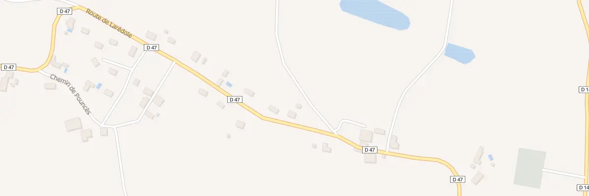 Plan du 430 Rte de Larédole à Fontanes
