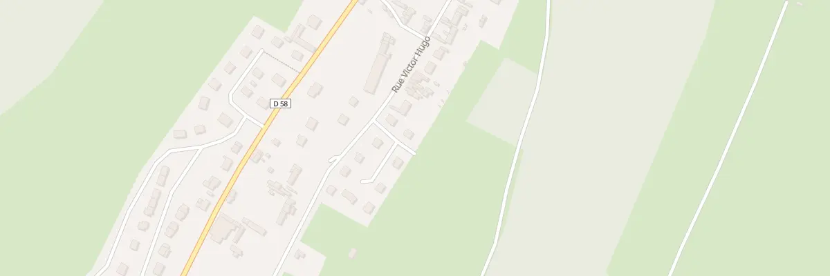 Plan du 9006 Rue Victor Hugo à Incheville