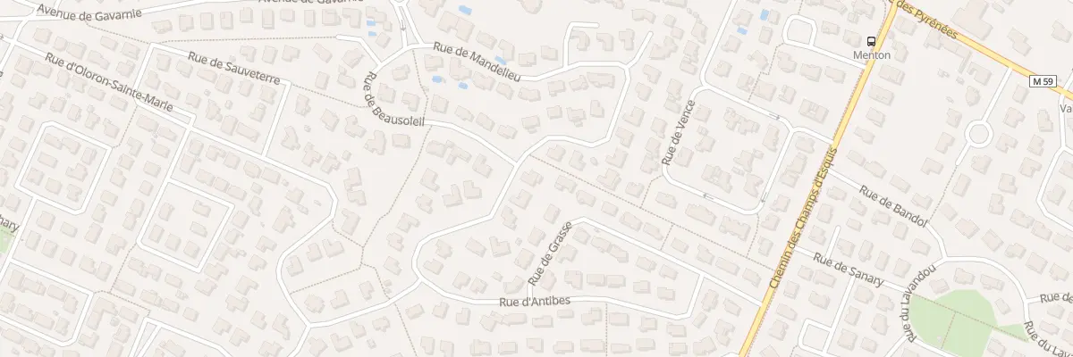 Plan du 35 Rue de Mandelieu à L’Union