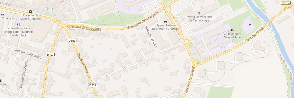 Plan du 4 Rue Jules Martin à Chartres