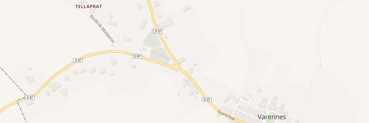 Plan du 4 Rte de Puylauron à Varennes
