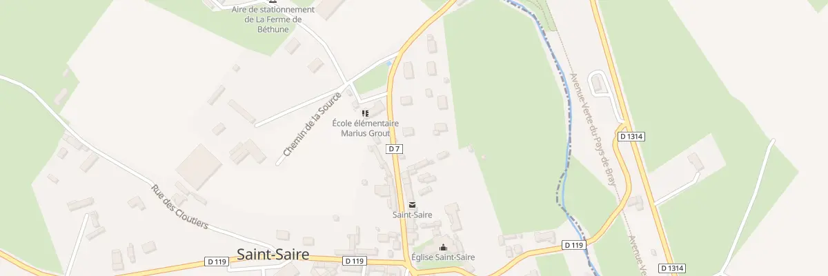 Plan du 164 Rue de la Gare à Saint-Saire
