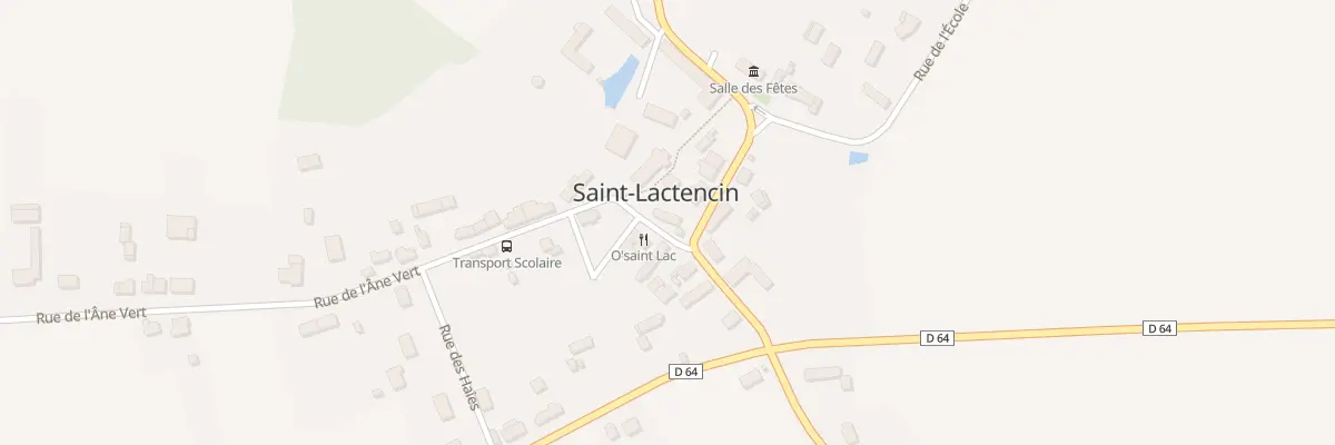 Plan du 2 Rue de la Mairie à Saint-Lactencin
