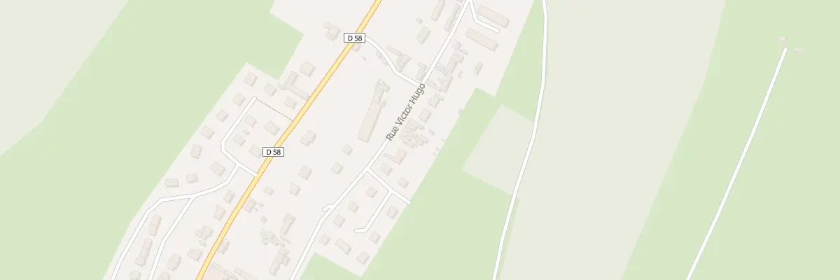 Plan du 9050 Rue Victor Hugo à Incheville