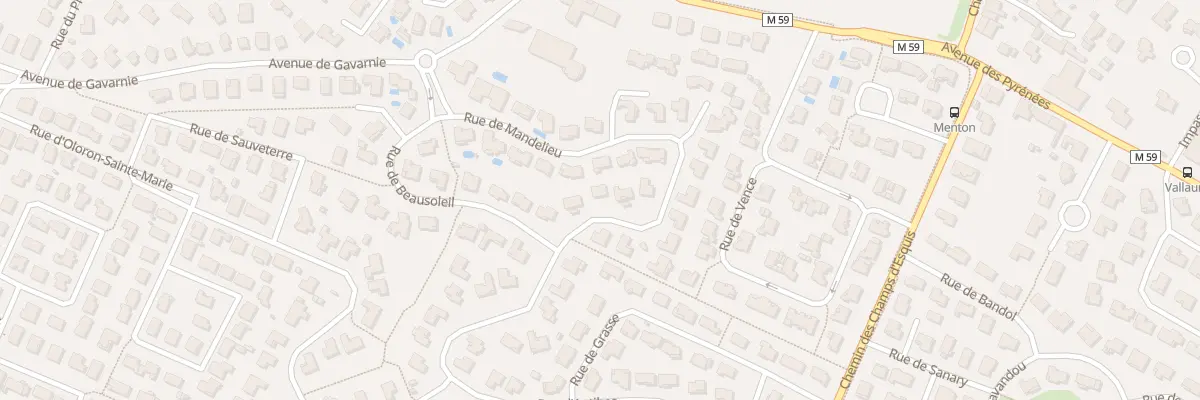 Plan du 22 Rue de Mandelieu à L’Union