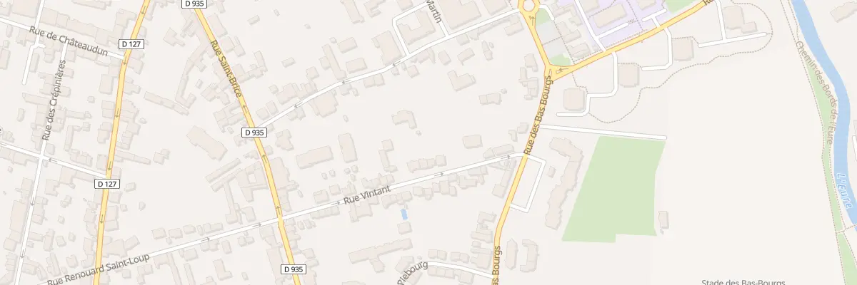 Plan du 12 Rue Vintant à Chartres