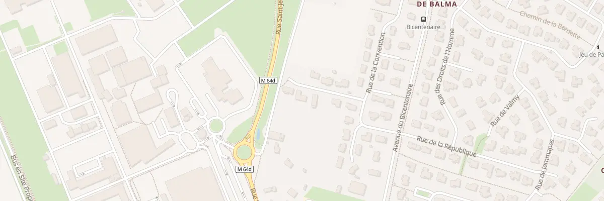 Plan du 7 Rue Rouget de l’Isle à Balma