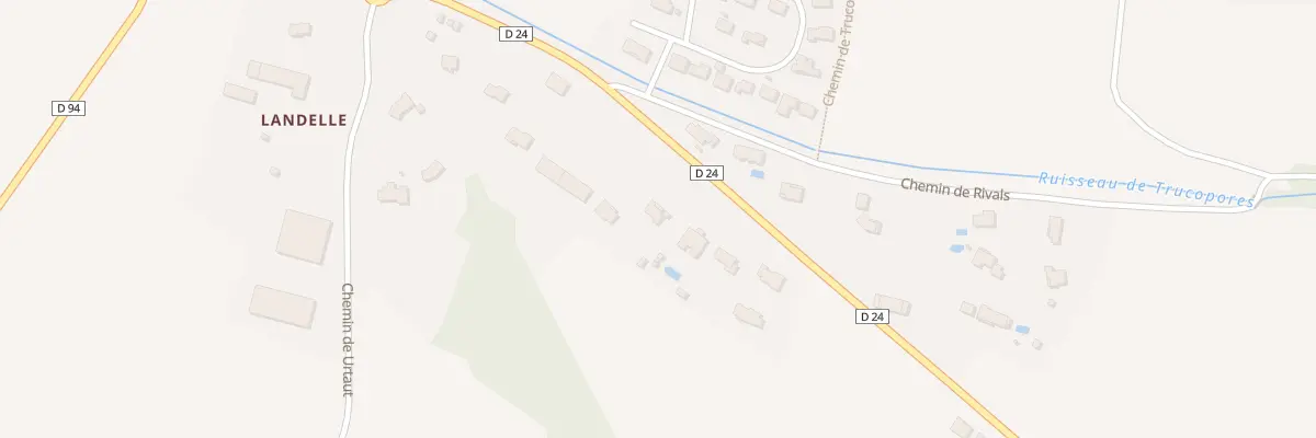 Plan du 64E La Bourdette à Corronsac