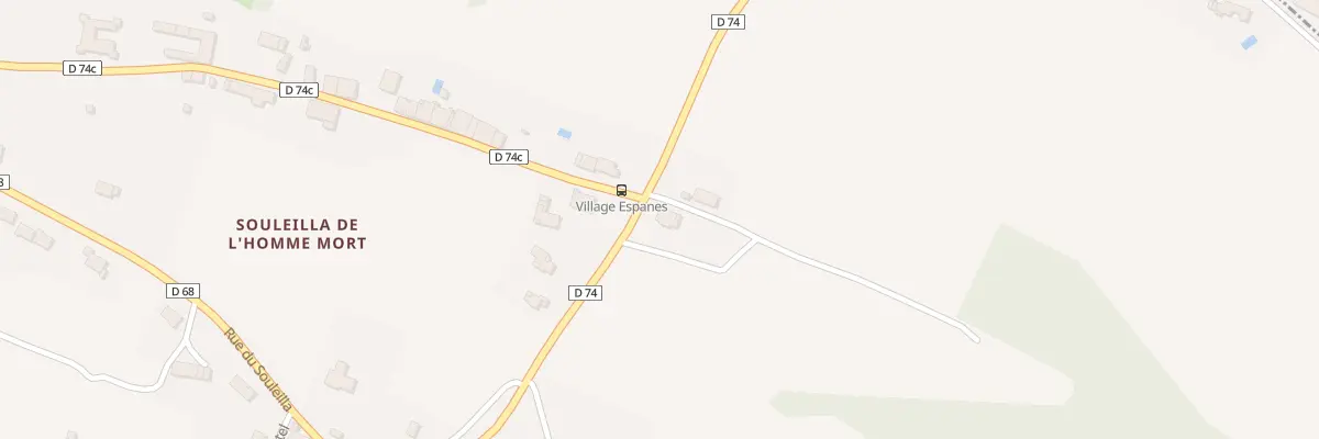 Plan du 1 Che de l’Oratoire à Espanès