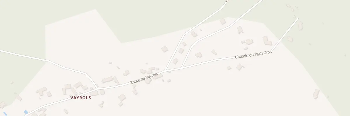 Plan du 55 Che du Pech Gros à Flaujac-Poujols