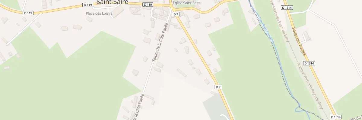 Plan du 83 Rte de la Côte Pavée à Saint-Saire