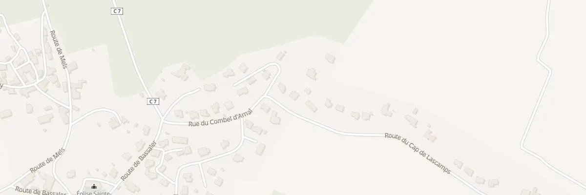 Plan du 37 Rte du Cap de Lascamps à Lamagdelaine