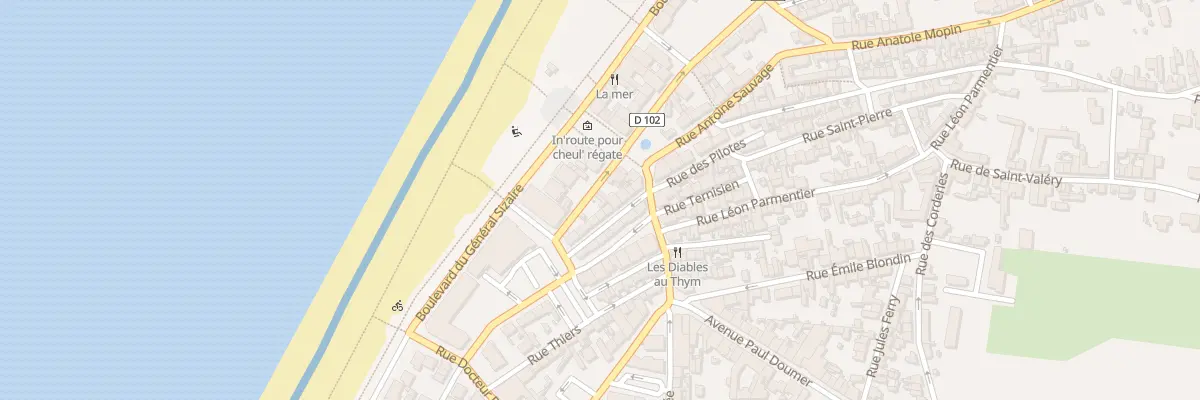 Plan du 5 Rue du Maréchal Joffre à Cayeux-sur-Mer