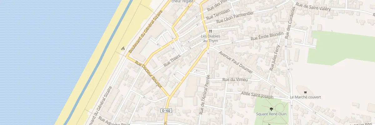 Plan du 215 Rue du Maréchal Foch à Cayeux-sur-Mer