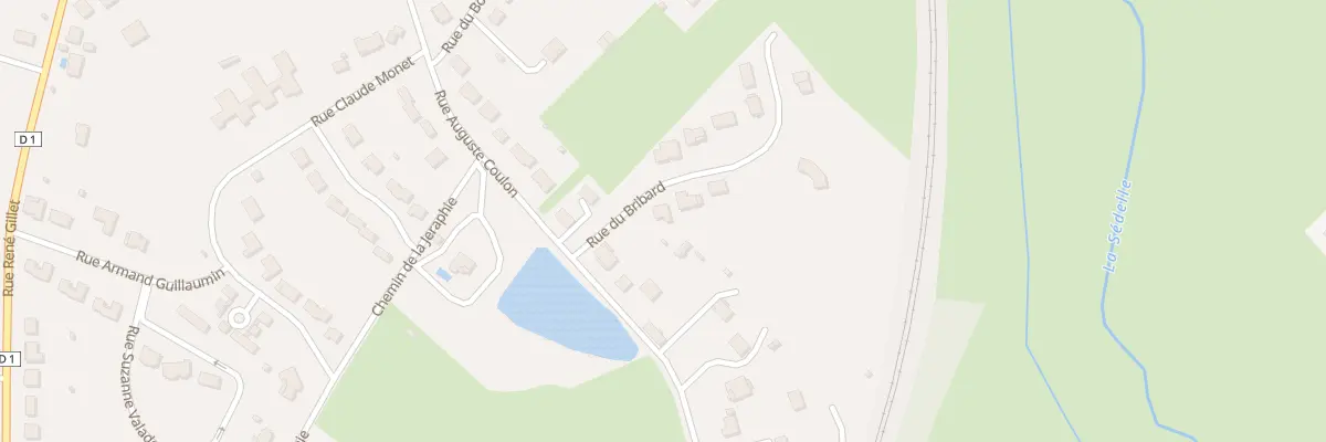 Plan du 7 Rue du Bribard à La Souterraine
