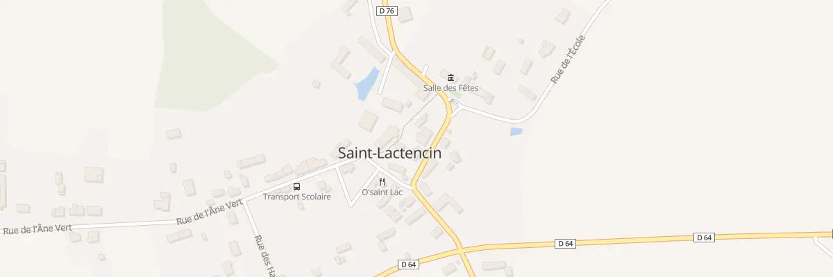 Plan du 7 Rue du Stade à Saint-Lactencin