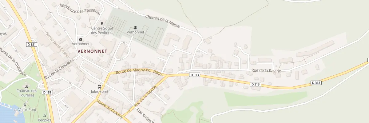 Plan du 47 Rue de la Ravine à Vernon