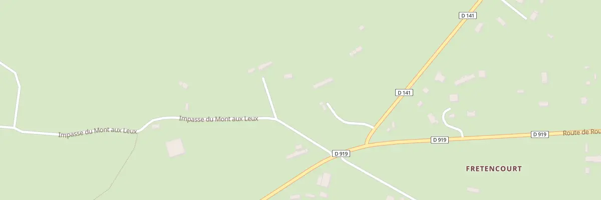 Plan du 88 Sous le Mont au Leux à Roncherolles-en-Bray